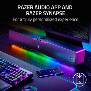 Ігрова звукова панель Razer Leviathan V2 Pro з сабвуфером та RGB, Black - Фото 10