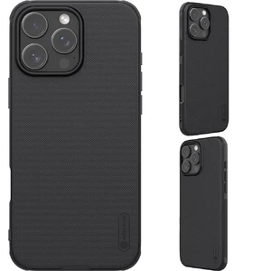 Черный матовый чехол Nillkin Frosted Shield Pro для iPhone 16 Pro - Фото 9