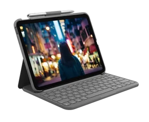 Чохол-клавіатура Logitech Slim Folio Keyboard Case Oxford Grey для iPad 10 10.9" (2022)