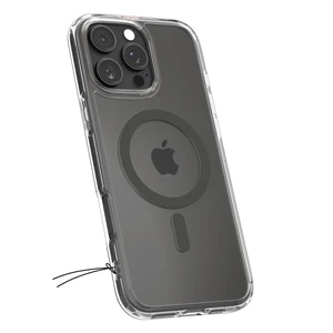 Прозрачный серый чехол Spigen Ultra Hybrid Mag для iPhone 16 Pro Max - Фото 6