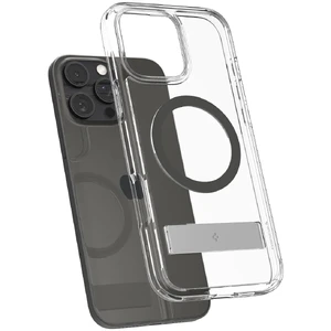 Прозрачный серый чехол Spigen Ultra Hybrid S Mag для iPhone 16 Pro - Фото 7