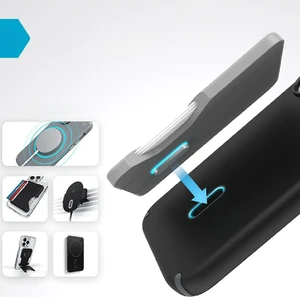 Чорний чохол Speck Presidio2 Pro ClickLock MagSafe для iPhone 16 - Фото 2