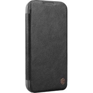 Черный чехол с защитой камеры Nillkin Qin для iPhone 16 Pro Max - Фото 2