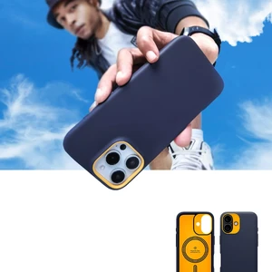 Сине-желтый чехол Spigen Caseology Nano Pop MagSafe для iPhone 16 - Фото 8