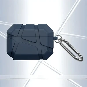 Чехол с карабином iLoungeMax Ultra Hybrid Case Navy Blue для AirPods Pro 3