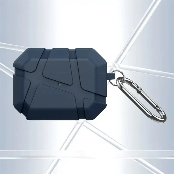 Чохол з карабіном iLoungeMax Ultra Hybrid Case Navy Blue для AirPods Pro 3 у Миколаєві