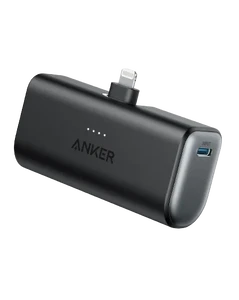 Компактный EDC-повербанк Anker Nano Power Bank Black с мощностью 12W, MFi Lightning, 5000mAh A1645 - Фото 1