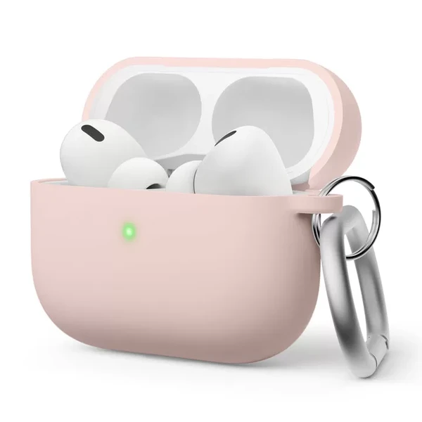 Силіконовий чохол із карабіном elago Liquid Hybrid Hang Case Pink для AirPods Pro 2 в Сумах