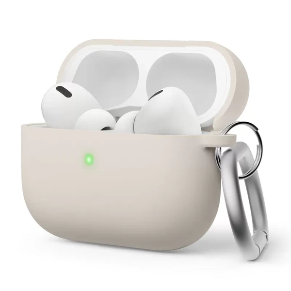 Силіконовий чохол із карабіном elago Liquid Hybrid Hang Case Stone для AirPods Pro 2 в Сумах