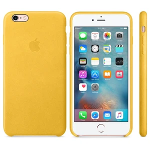 Шкіряний чохол Apple Leather Case Marigold (MMM32) для iPhone 6s Plus - Фото 5