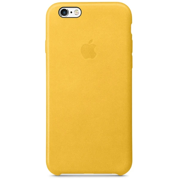 Шкіряний чохол Apple Leather Case Marigold (MMM22) для iPhone 6s у Миколаєві