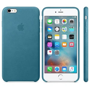 Кожаный чехол Apple Leather Case Marine Blue (MM362) для iPhone 6s Plus - Фото 2
