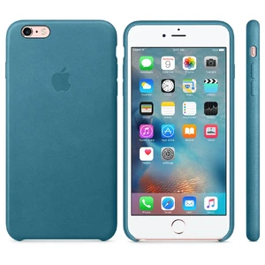 Кожаный чехол Apple Leather Case Marine Blue (MM362) для iPhone 6s Plus - Фото 5
