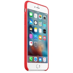 Кожаный чехол Apple Leather Case (PRODUCT) RED (MKXG2) для iPhone 6s Plus - Фото 6