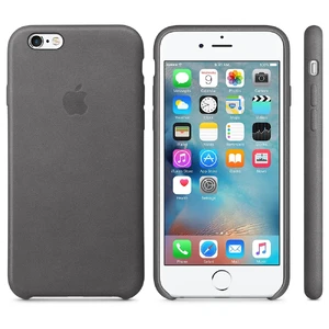 Кожаный чехол Apple Leather Case Storm Gray (MM4D2) для iPhone 6s - Фото 2