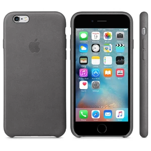 Кожаный чехол Apple Leather Case Storm Gray (MM4D2) для iPhone 6s - Фото 4