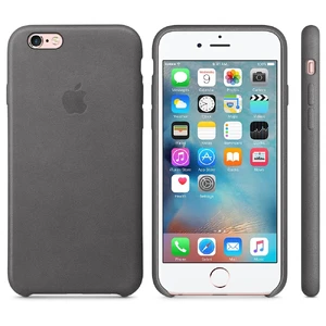 Кожаный чехол Apple Leather Case Storm Gray (MM4D2) для iPhone 6s - Фото 5