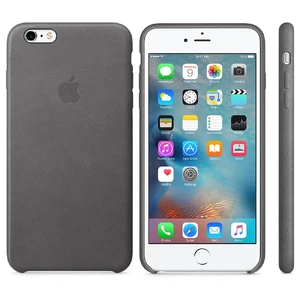 Шкіряний чохол Apple Leather Case Storm Gray (MM322) для iPhone 6s Plus - Фото 2