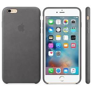 Шкіряний чохол Apple Leather Case Storm Gray (MM322) для iPhone 6s Plus - Фото 3