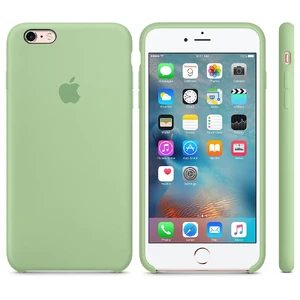 Силиконовый чехол Apple Silicone Case Mint для iPhone 6s Plus - Фото 5
