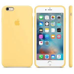 Силиконовый чехол Apple Silicone Case Yellow (MM6H2) для iPhone 6s Plus - Фото 3