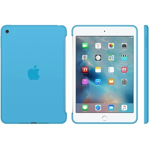 Силиконовый чехол Apple Silicone Case Blue (MLD32) для iPad mini 4 - Фото 6