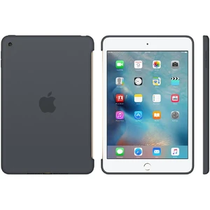 Силиконовый чехол Apple Silicone Case Charcoal Gray (MKLK2) для iPad mini 4 - Фото 5