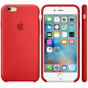 Силиконовый чехол Apple Silicone Case (PRODUCT) RED (MKXM2) для iPhone 6s Plus - Фото 3