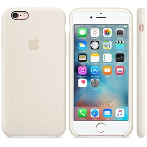 Силиконовый чехол Apple Silicone Case Antique White (MLCX2) для iPhone 6s - Фото 4