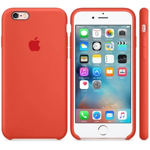 Силиконовый чехол Apple Silicone Case Orange (MKXQ2) для iPhone 6s Plus - Фото 4