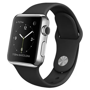 Смарт-годинник Apple Watch 38mm Black Sport Band - Фото 3
