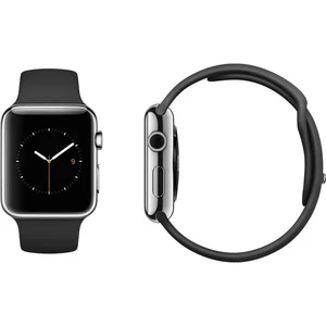 Смарт-годинник Apple Watch 38mm Black Sport Band - Фото 6