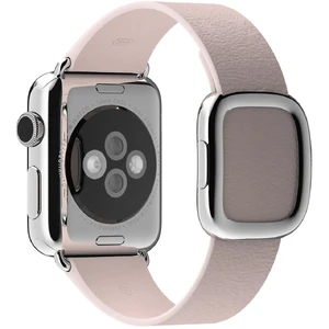 Смарт-годинник Apple Watch 38mm Stainless Steel з ремінцем Soft Pink Modern Buckle - Фото 6