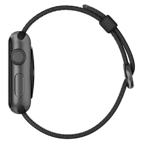 Ремешок Apple 41mm | 40mm | 38mm Black Woven Nylon (MM9L2) для Apple Watch - Фото 4