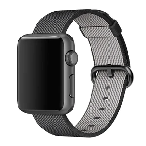 Ремешок Apple 41mm | 40mm | 38mm Black Woven Nylon (MM9L2) для Apple Watch MM9L2 - Фото 1