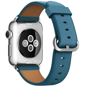 Ремешок Apple 41mm | 40mm | 38mm Marine Blue Classic Buckle (MMH62) для Apple Watch MMH62 - Фото 1