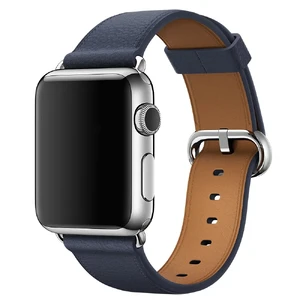 Ремешок Apple 41mm | 40mm | 38mm Midnight Blue Classic Buckle (MMAG2) для Apple Watch - Фото 3