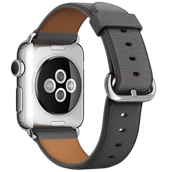 Ремешок Apple 41mm | 40mm | 38mm Storm Gray Classic Buckle (MMGQ2) для Apple Watch