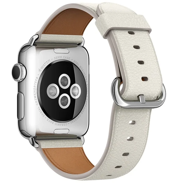 Ремешок Apple 41mm | 40mm | 38mm White Classic Buckle (MMGP2) для Apple Watch