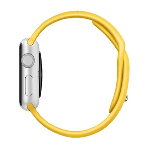 Ремінець Apple 41mm | 40mm | 38mm Yellow Sport Band S | M & M | L (MM7X2) для Apple Watch - Фото 5