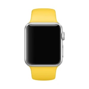 Ремінець Apple 41mm | 40mm | 38mm Yellow Sport Band S | M & M | L (MM7X2) для Apple Watch - Фото 2