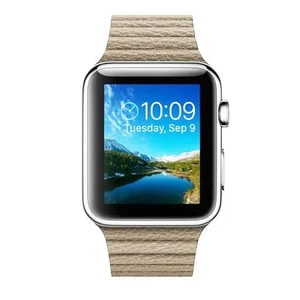 Смарт-часы Apple Watch 42mm Light Brown Leather Loop - Фото 4