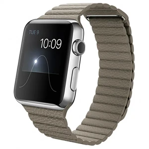 Смарт-часы Apple Watch 42mm Stone Leather Loop - Фото 3