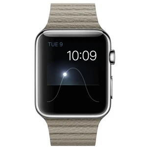Смарт-часы Apple Watch 42mm Stone Leather Loop - Фото 4