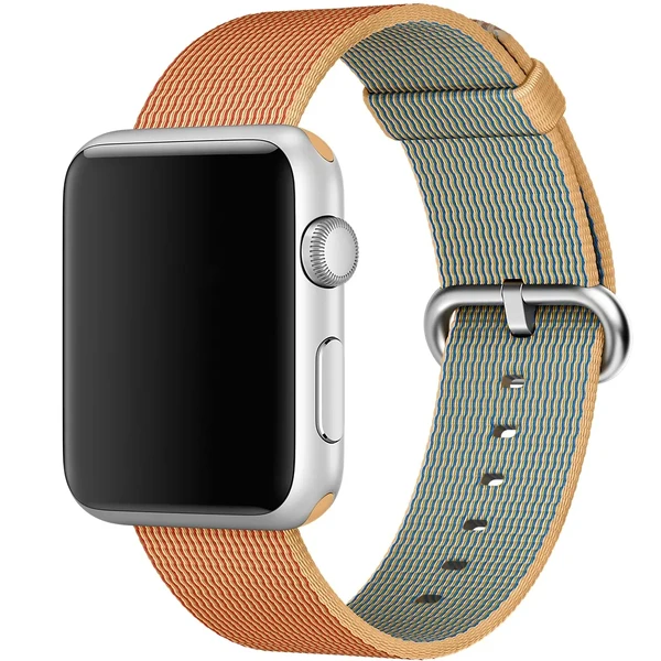 Ремешок Apple Ultra 49mm | 45mm | 44mm | 42mm Gold | Red Woven Nylon (MMA62) для Apple Watch в Луцке
