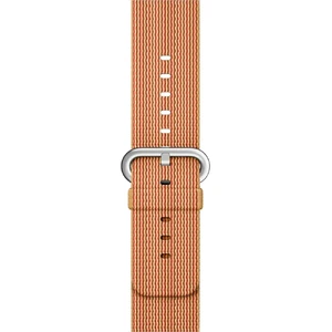 Ремешок Apple Ultra 49mm | 45mm | 44mm | 42mm Gold | Red Woven Nylon (MMA62) для Apple Watch - Фото 5