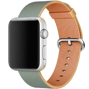 Ремінець Apple Ultra 49mm | 45mm | 44mm | 42mm Gold | Royal Blue Woven Nylon (MMA02) для Apple Watch MMA02 - Фото 1