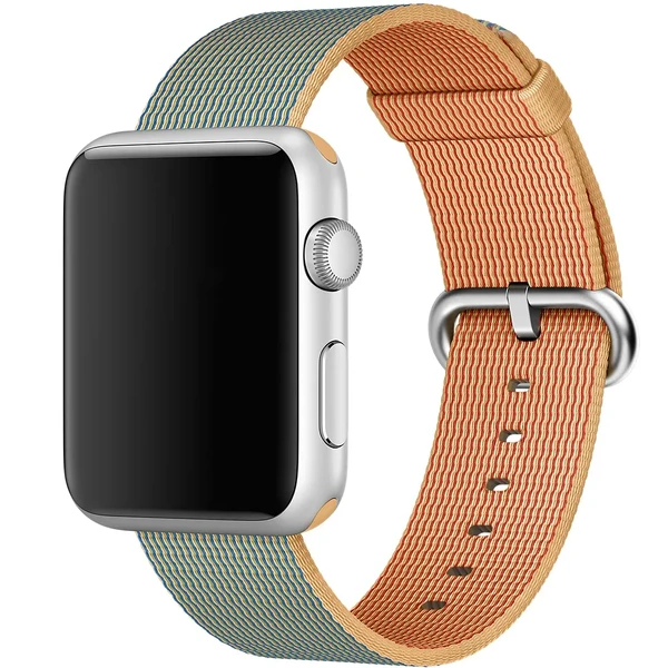 Ремешок Apple Ultra 49mm | 45mm | 44mm | 42mm Gold | Royal Blue Woven Nylon (MMA02) для Apple Watch в Днепре