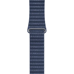 Ремешок Apple Leather Loop Midnight Blue Large (MLHM2) для Apple Watch Ultra 49mm | 45mm | 44mm | 42mm - Фото 5