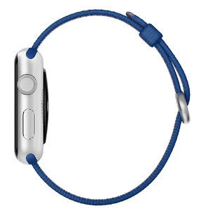 Ремінець Apple Ultra 49mm | 45mm | 44mm | 42mm Royal Blue Woven Nylon (MMA12) для Apple Watch - Фото 4